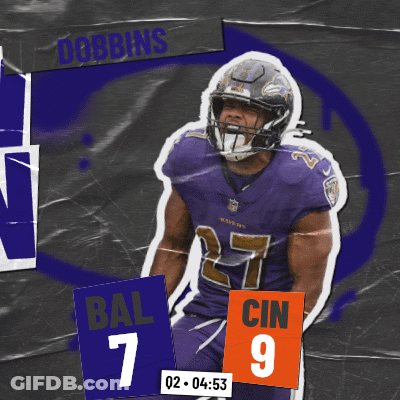 Football Player Dobbins Jersey GIF