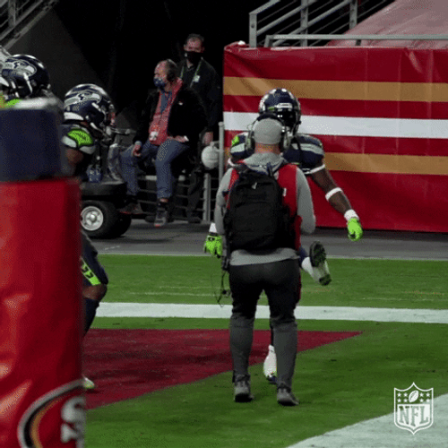 Football Player Doing A Quick Irish Jig GIF