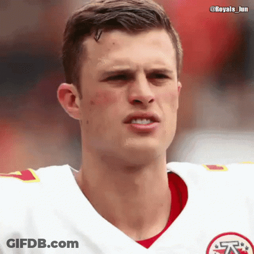 Football Player Face With Royals GIF