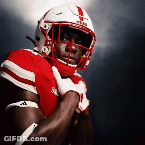 Football Player Helmet Huskies GIF