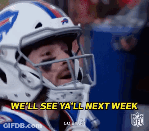 Football Player Helmet Saying We'll See Y'all Next Week GIF