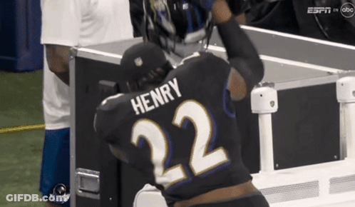Football Player Henry Number 22 GIF
