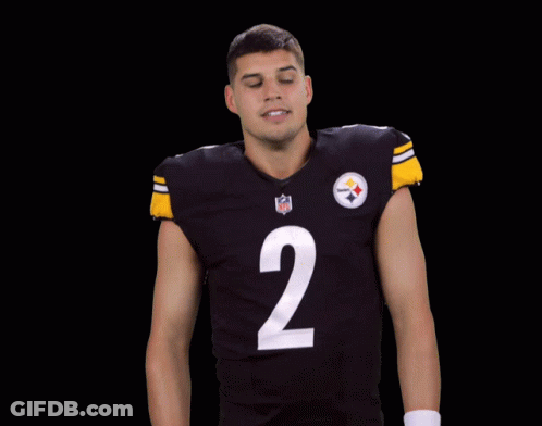 Football Player In Black Helmet Running GIF