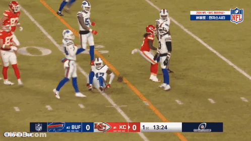 Football Player In Blue #15 Jersey Running GIF