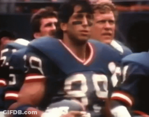 Football Player In Blue Jersey Number 30 GIF