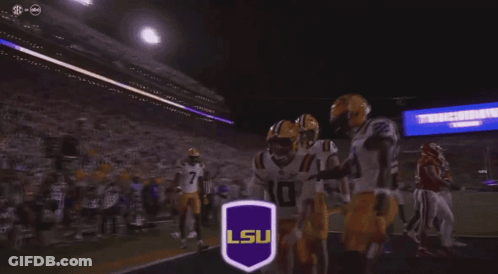 Football Player In Blue Jersey Number 92 Dancing GIF