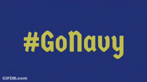 Football Player In Blue Jersey With Letter N GIF