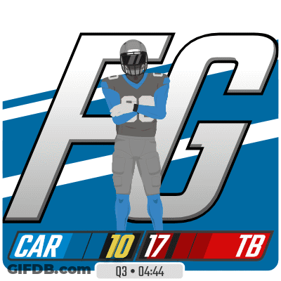Football Player In Front Of FG Logo GIF
