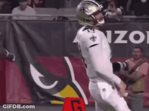 Football Player In Front Of Nzoi Banner GIF