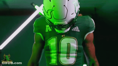 Football Player In Green Jersey Number 10 GIF