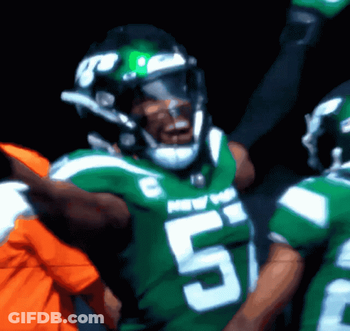 Football Player In Green Jersey Number 5 GIF