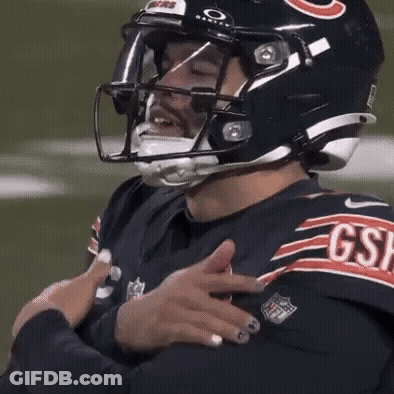 Football Player In Helmet And Jersey GIF