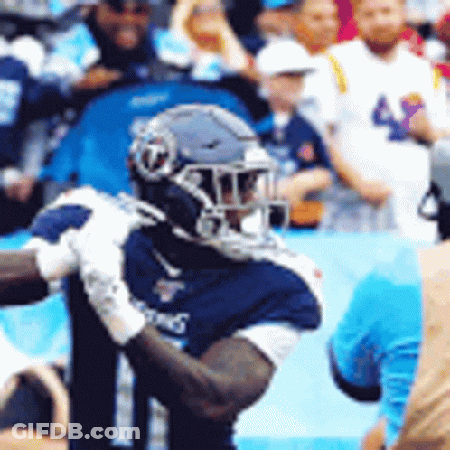 Football Player In Helmet Number 11 GIF