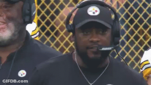 Football Player In Helmet Smiling Close Up GIF