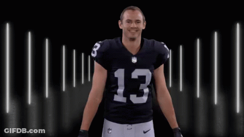 Football Player In Jersey Number 13 GIF