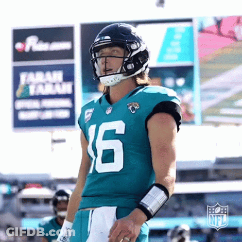 Football Player In Jersey Number 16 GIF