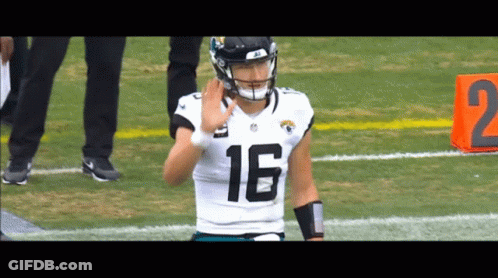 Football Player In Jersey Number 16 GIF