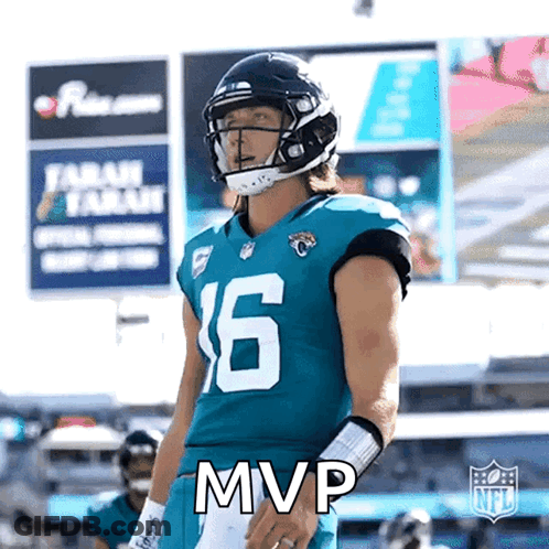 Football Player In Jersey Number 16 GIF
