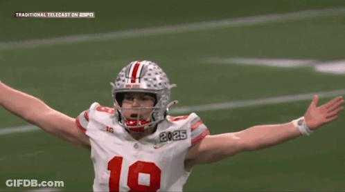Football Player In Jersey Number 18 GIF