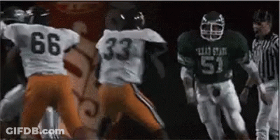 Football Player In Jersey Number 33 GIF