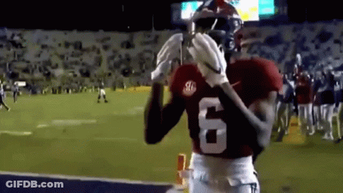 Football Player In Jersey Number 6 GIF