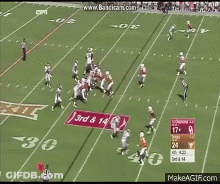 Football Player In Jersey Number 95 GIF