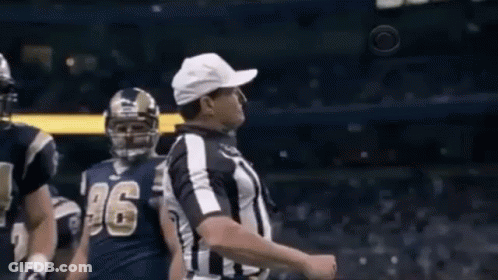 Football Player In Jersey Number 96 GIF