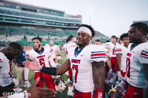Football Player In Liberty Jersey GIF