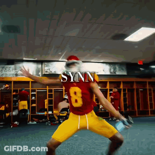 Football Player In Mizzou Jersey On Field GIF