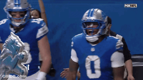 Football Player In Number 0 Jersey GIF