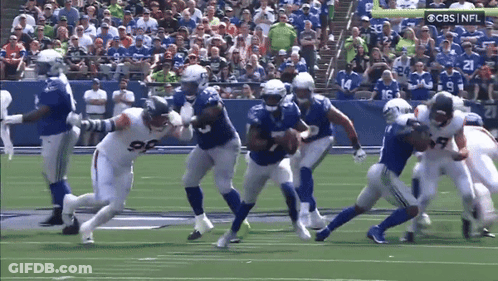 Football Player In Number 10 Jersey On Field GIF