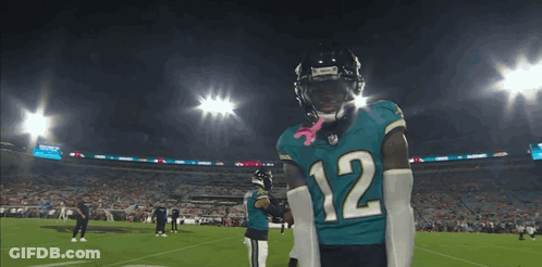 Football Player In Number 12 Jersey GIF