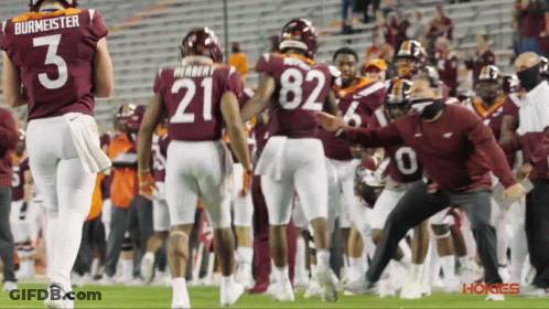 Football Player In Number 21 Jersey On Field GIF