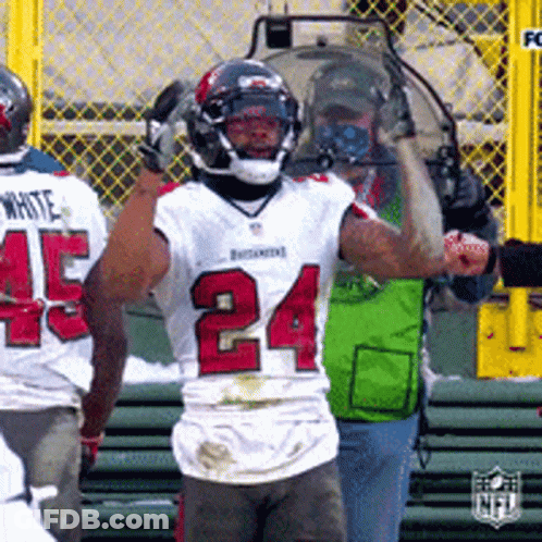 Football Player In Number 24 Jersey GIF