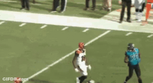 Football Player In Number 26 Jersey Running GIF