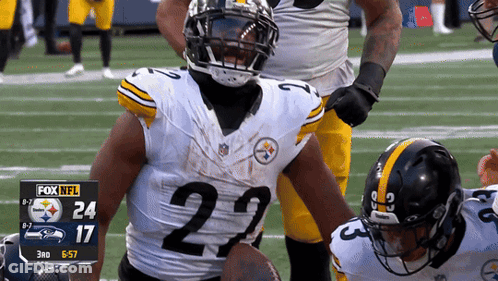 Football Player In Number 27 Jersey GIF
