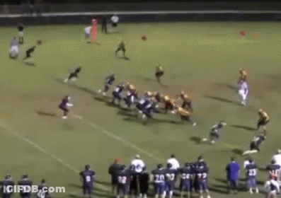 Football Player In Number 3 Jersey GIF