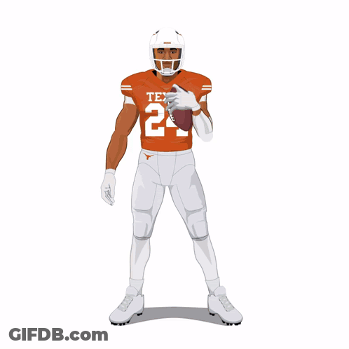 Football Player In Number 4 Jersey GIF
