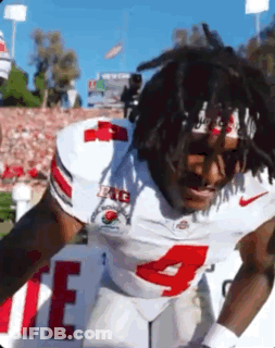 Football Player In Number 4 Jersey GIF