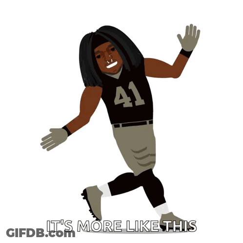 Football Player In Number 41 Jersey GIF
