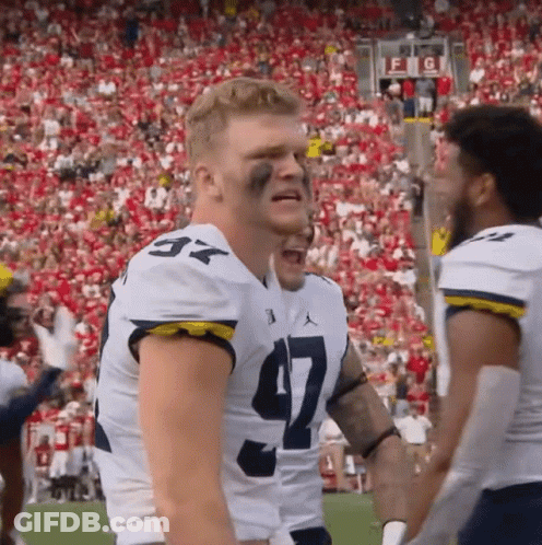 Football Player In Number 47 Jersey GIF
