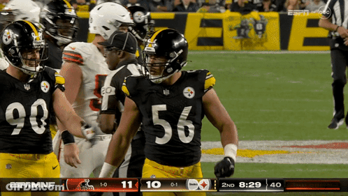 Football Player In Number 56 Jersey GIF