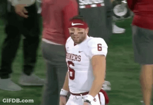 Football Player In Number 6 Jersey GIF