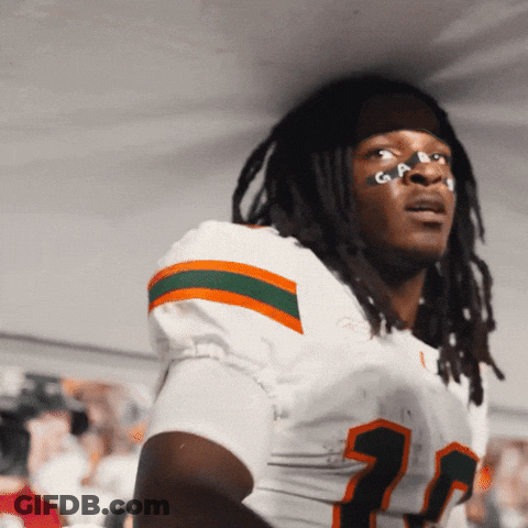 Football Player In Number 8 Jersey GIF