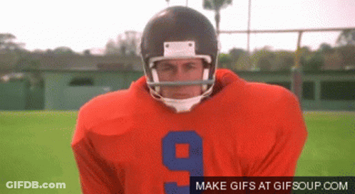 Football Player In Number 9 Jersey GIF