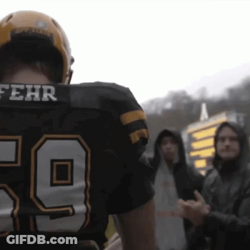 Football Player In Number 9 Jersey GIF