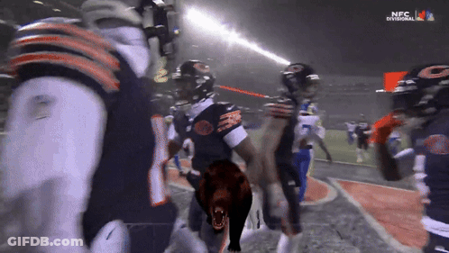 Football Player In Number 90 Jersey On Field GIF