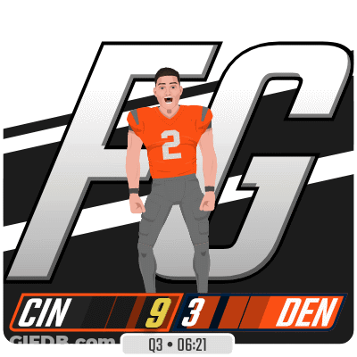 Football Player In Orange Jersey Number 2 GIF