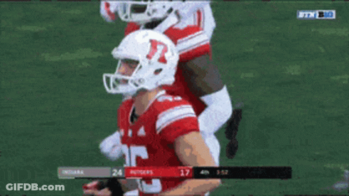 Football Player In Purple Jersey Number 10 GIF