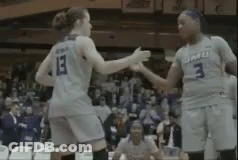 Football Player In Purple Uniform Number 3 GIF